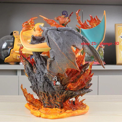 Anime Charizard Fire Family Bucket Lightable Figure Statue Boxed PVC Model Toys - Picture 6 of 8