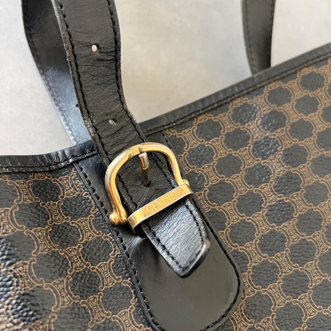 CELINE handbag for women, leather, macadam pattern. — image 10