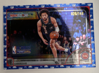 26 Topps NBA Hoops Cade Cunningham Detroit Pistons #282 NBA All-Star 2025 /149