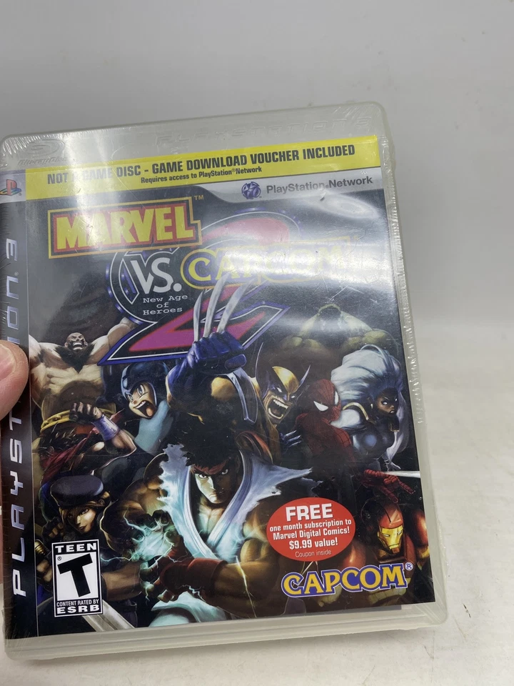 NEW ORIGINAL FACTORY SEALED Marvel vs. Capcom 2 (PlayStation 3, PS3 2012) RARE! - Image 4 of 4