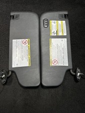 2011-2016 Ford F250 F350 Black Illuminated Sun Visor Pair Set Homelink Oem 2011-2016 Ford F250 F350 Black Illuminated Sun Visor Pair Set Homelink Oem