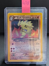 Pokemon Karte TCG Dark Tyranitar/Despotar 11/105 Holo mit Swirl Neo Destiny 2001