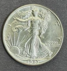 1943 Liberty Walking Silver Half Dollar, Choice BU++