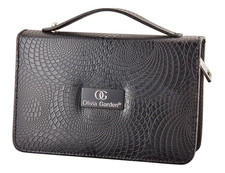 Olivia Garden Shear Case with SilkCutPRO Shears - Hair Tool Organizer for Combs,