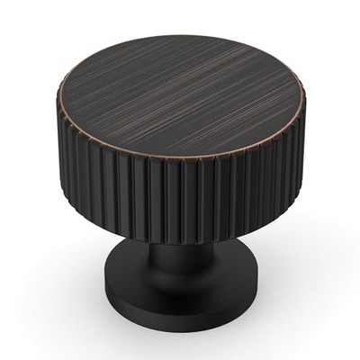  10 Pack Cabinets Single Hole Cabinet Pulls 1 1''/25MM Oil Rubbed Bronze Knob
