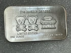 Limited! The Lovable Pandas International Silver Ingot Co.- 1 Oz .999 Silver Bar