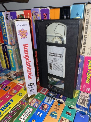 Rumpelstiltzkin VHS Tape Cartoon Timeless Tales Hallmark Animation Rare Toons - Picture 3 of 5