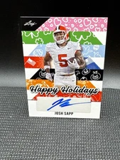 2025 Leaf Happy Holidays Josh Sapp Signed Auto #BA-JS3