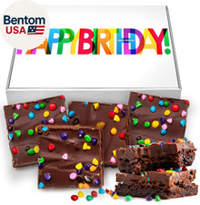 Birthday Party Large Brownies Gift Box Individually Wrapped | Happy Birthday Cel