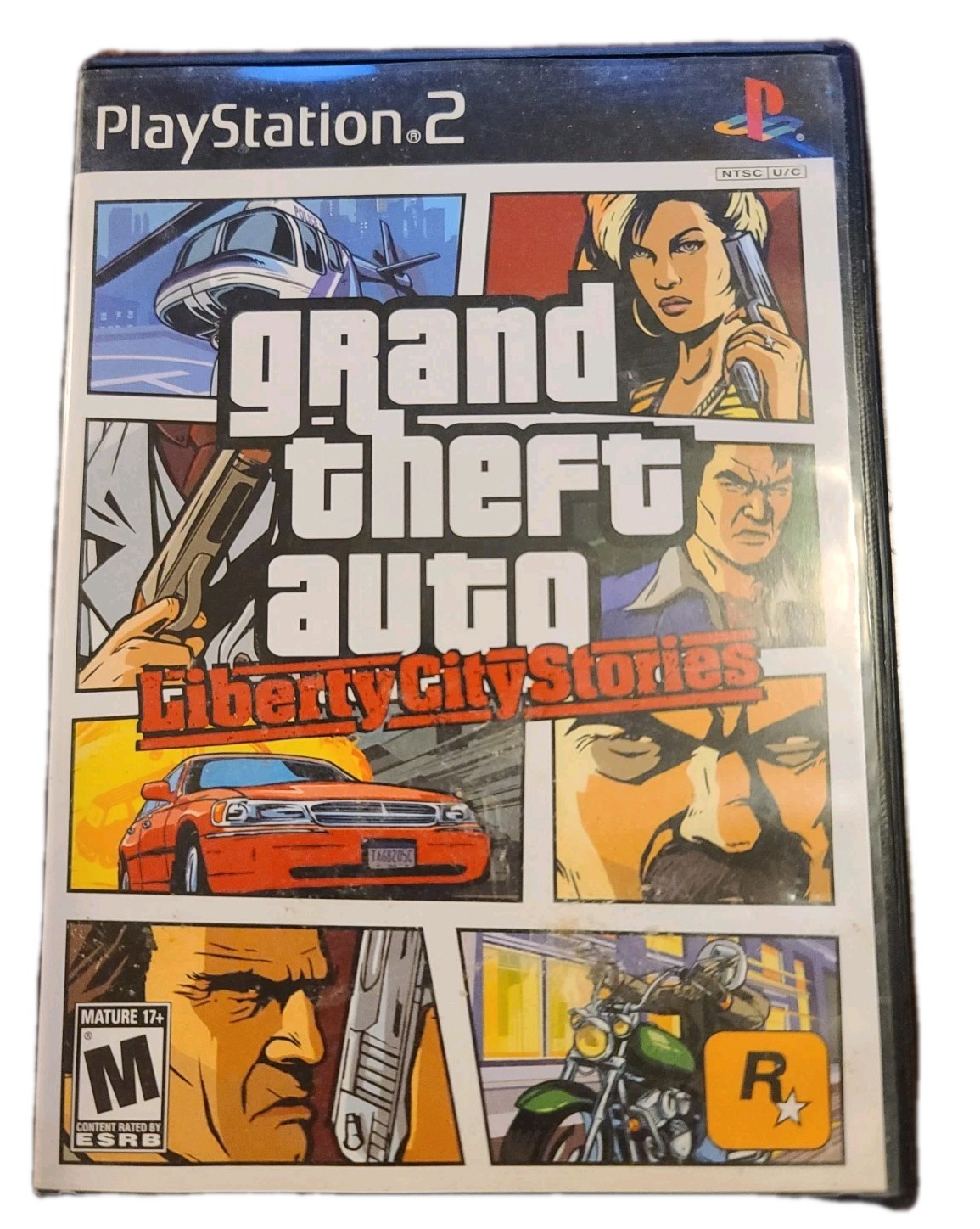 Grand Theft Auto Liberty City Stories PS2 PlayStation 2 Complete CIB + Map GTA
