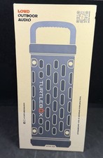 Turtlebox Ranger Loud Outdoor Bluetooth Speaker - Gray   Sealed  