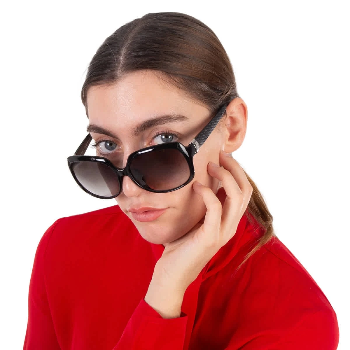 Salvatore Ferragamo Oversized Black Sunglasses for Women for 