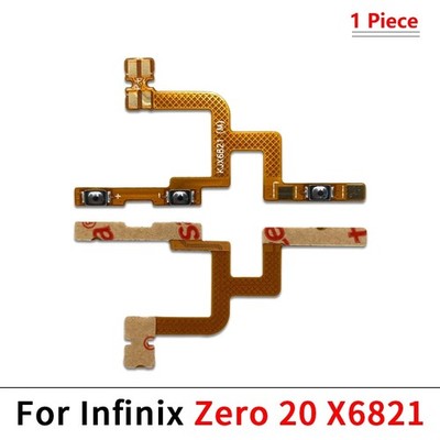 Power Laut/Leise Taste Schlüssel Flex Kabel für Infinix Hot 9 10 11 20 30i Note 10 12 30I