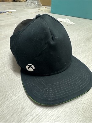 Offizielle Microsoft Xbox Snapback Cap Baseballmütze schwarzes Logo, neu mit Etikett