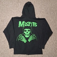 2023 Misfits Zip Hoodie Danzig Horror Goth Emo Skull Punk Rock M
