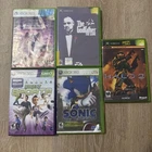 Xbox Video Game Lot Of 5 Halo Sonic Saints Row Godfather See Description