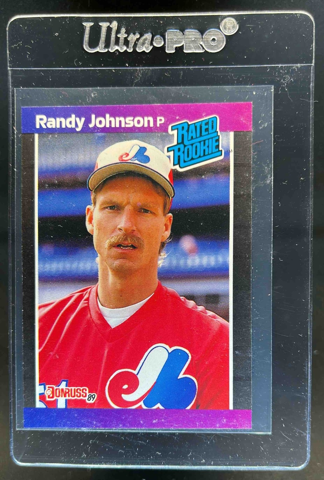 1989 Donruss Randy Johnson UER Rated Rookie #42 Expos