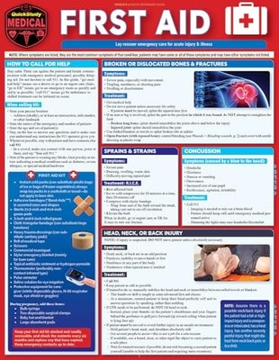 First Aid : A QuickStudy Laminated Reference Guide by Livingston Mike (2025, ...