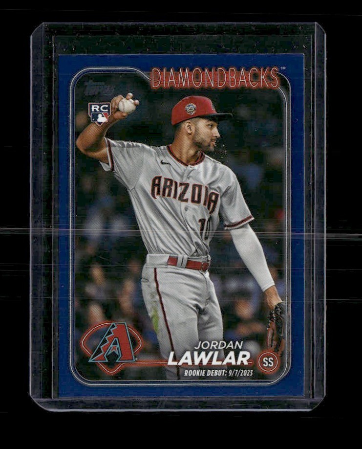 2024 Topps Series 2 - Jordan Lawlar #451 Royal Blue (RC)