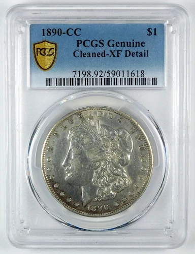 1890-CC Morgan Dollar — photo from the most recent tracked eBay sale