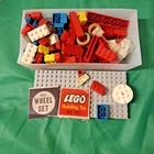 Vintage Lego Building set -No.21 Wheel set.   No box Approx. 106 Pieces