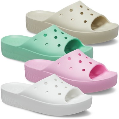 Crocs Women s Classic Platform Slide 208180 Pantolette Badeschuhe Gr.36-43