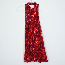 Intimately Free People High Neck Floral Swing Dress Womens Size Small