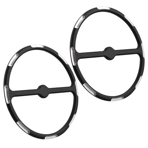 Chrome Speaker Trim Grill Cover For Harley Electra Glide Trike 1996-2013 - Easy Install