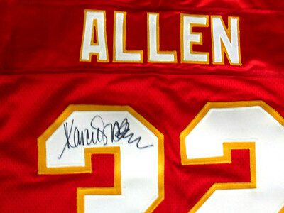 MARCUS ALLEN # 32 KC CHIEFS HOF RB SIGNED AUTO WILSON PROLINE