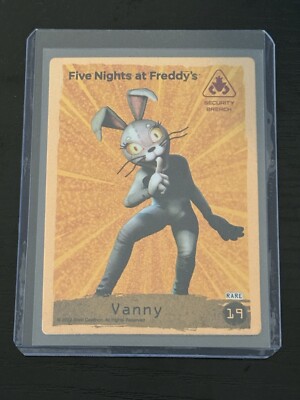 PHATMOJO FIVE NIGHTS AT FREDDY'S SECURITY BREACH GRAB N' GO PACK RARE VANNY CARD