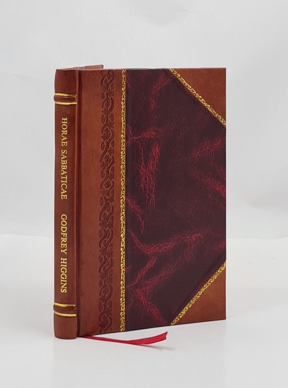 Horae Sabbaticae Leather Bound Edition Correcting Superstitions