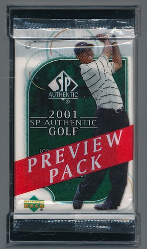 PSA 10 GEM MINT PREVIEW CELLO TIGER WOODS ROOKIE 2001 GOLF PGA UNOPENED *TPHLC - Picture 3 of 6