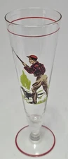 Vintage Libbey Hunter with Dog Pilsner Beer Tall Glass