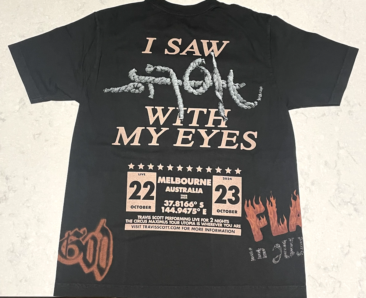 Travis Scott Circus Maximus Live Tee XXL Travis Scott Melbourne