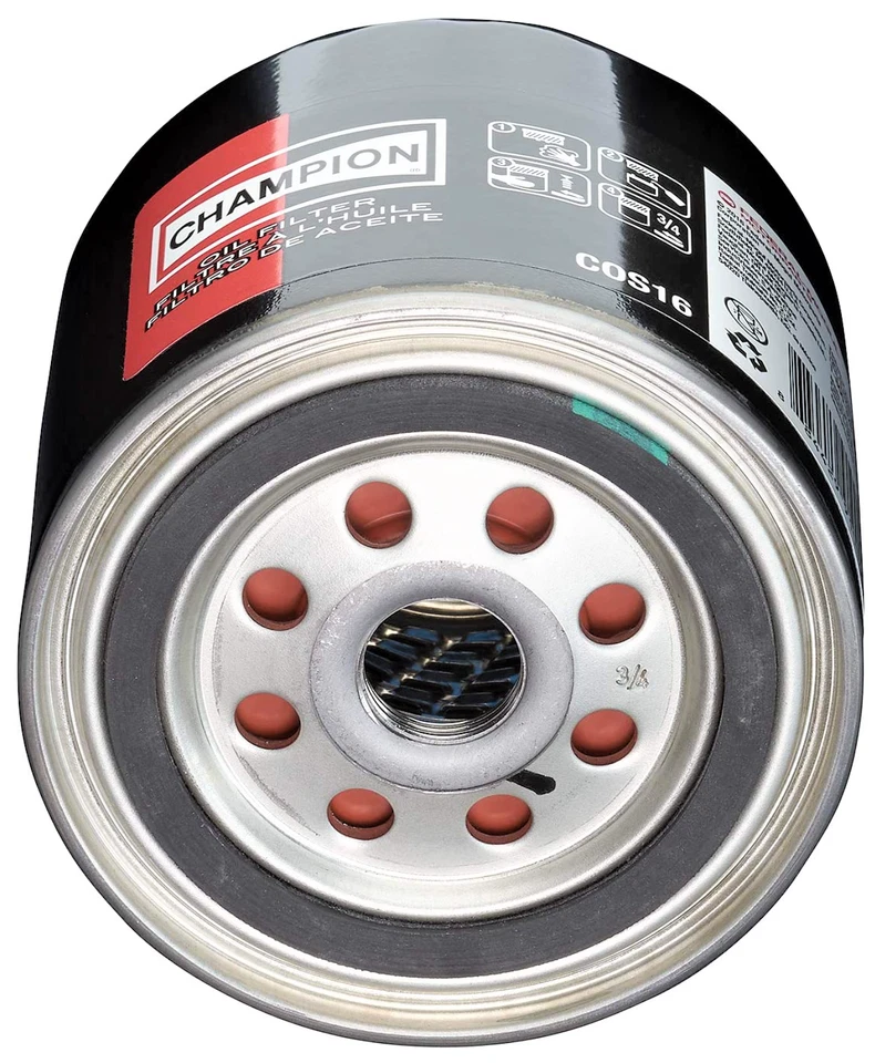 Filtro de aceite Champion COS16 hasta 12000 millas para varios Dodge Jeep Chrysler Volvo Foto 3 de 4