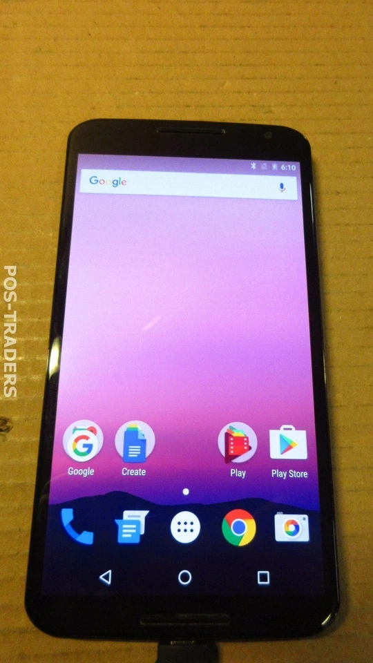 MOTOROLA NEXUS 6 32GB 5.96" 13MP NFC 3GB RAM Smartphone Blue ANDROID 7.1.1 Phone - Image 2 of 4