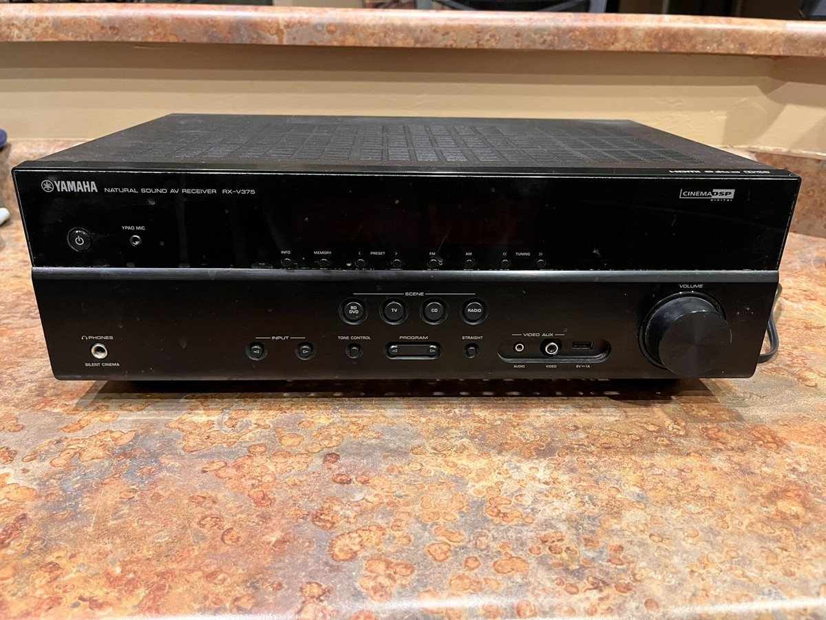 Yamaha RX-V375 -5.1 Ch HDMI Home Theater Surround Sound Receiver +