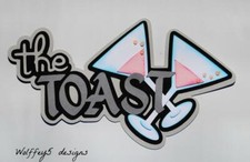 CRAFTECAFE WEDDING TITLE premade paper piecing scrapbook diecut piece page album