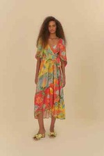 NWT FARM RIO DRESS  SIZE SMALL PK6192 7/3 JS