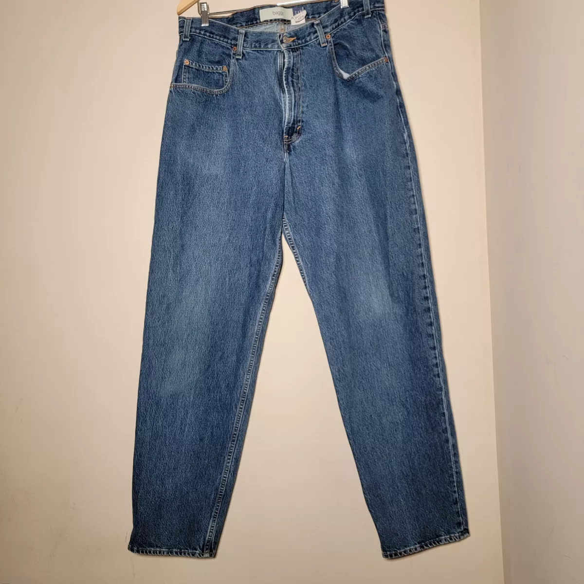 Vintage 90s Gap Baggy Fit Jeans Mens 39x35 Wide Leg Skater Raver