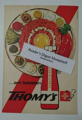 Ad/Advertisement A5: Thomy's Tomato Ketchup 1966 (02071612)