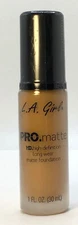 (1) L A Girl Pro Matte  Soft Honey #GLM677 HD Long Wear Liquid Foundation