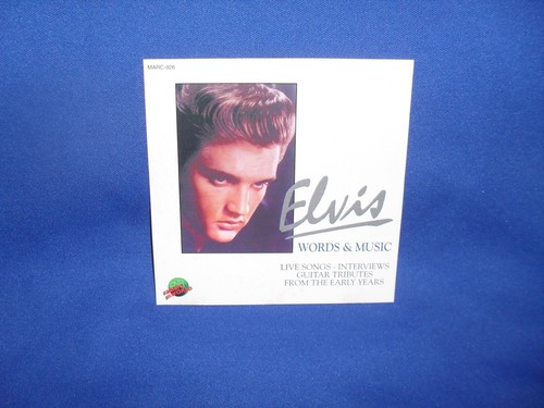 ELVIS PRESLEY WORDS & MUSIC – AUSTRALIAN CD NM - Foto 3 di 3