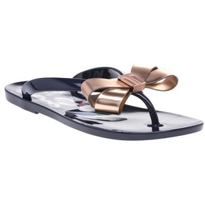 ted baker navy flip flops