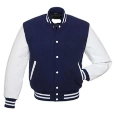 Varsity jacket Wool Letterman baseball - Available in All Color - Free Shipment