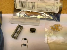 Misc Electrical Lot  - Resistors - Diodes - Capacitors - Microchips -Transceiver