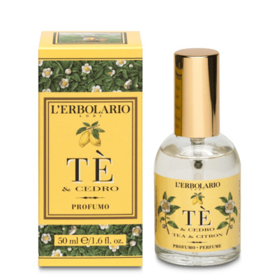 L'Erbolario Perfume Tea & Cedro 50ml Woman Citrusy Fruity
