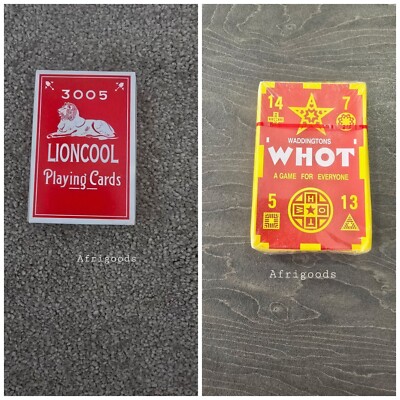 WHOT & JOKER (WADDINGTON) Nigerianisches Kartenspiel für Familie, Kinder und Freunde