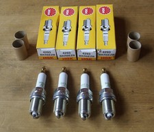 4 x BKR6EZB spark plugs Mercedes AClass 169 A150 A160 A170 A180 A200 no turbo