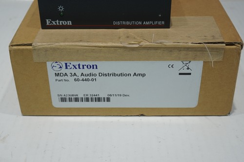 EXTRON MDA 3A AMPLIFICATORE DISTRIBUZIONE AUDIO TRE USCITE 60-440-01 - Foto 3 di 5